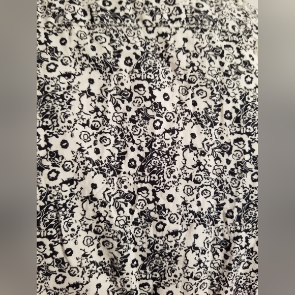 GOODFELLOW BLACK & WHITE ARTISTIC ABSTRACT PRINT MEN'S BUTTON DOWN SHIRT SIZE L - Picture 10 of 10